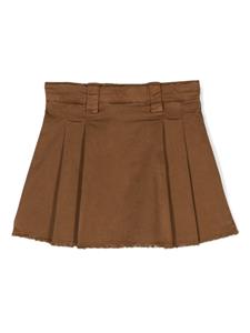 aspesikids Aspesi Kids Plooirok met franje afwerking - Bruin