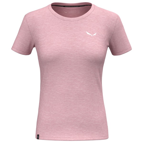 Salewa  Women's Eagle Minilogo Alpine Merino T-Shirt - Merinoshirt, roze