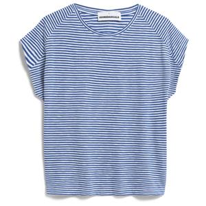 ARMEDANGELS  Women's Ofeliaa Lovely Stripes - T-shirt, blauw/purper