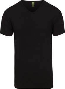 Alan Red Bamboo T-shirt Zwart