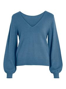 Vila Viril rev v-neck l/s top noos