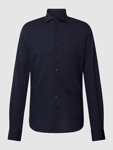 Profuomo  Knitted Overhemd Lange Mouw Navy - 38 - Heren