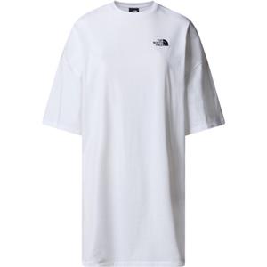  Women's S/S Essential Tee Dress - Jurk, wit