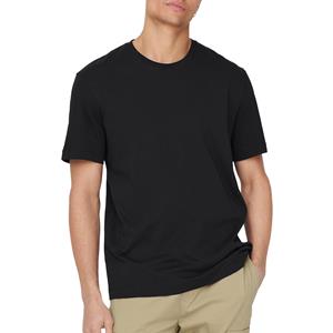 ONLY & SONS Shirt met ronde hals ONSMAX LIFE SS STITCH TEE NOOS