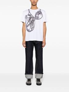Alexander McQueen Katoenen T-shirt met print - Wit