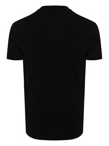 Dsquared2 rubberised-logo T-shirt - Zwart