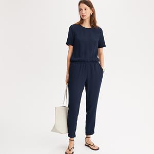 ANNE WEYBURN Jumpsuit in reliëfstof