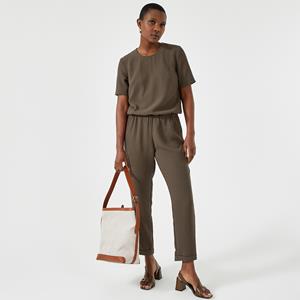 ANNE WEYBURN Jumpsuit in reliëfstof