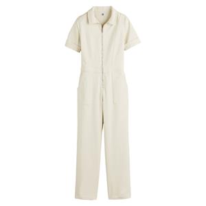 LA REDOUTE COLLECTIONS Uitlopende jumpsuit met rits, in denim