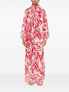 F.R.S For Restless Sleepers Astrea floral-print maxi dress - Roze