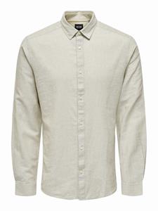 Only & Sons Regular fit vrijetijdsoverhemd met kentkraag, model 'CAIDENLS'