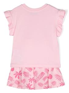 moschinokids Moschino Kids Rokken set met logoprint - Roze