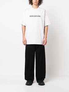 Balenciaga T-shirt met logoprint - 9784 -ECRU/BLACK