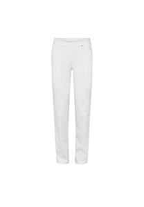 LAURIE Damen vegan Hose Hannah Regular Mittellang Weiß