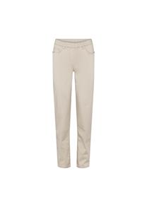 LAURIE Damen vegan Hose Hannah Regular Mittellang Grau Sand