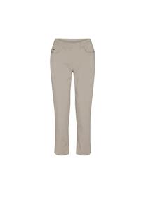 LAURIE Damen vegan Hose Hannah Regular Crop Grau Sand