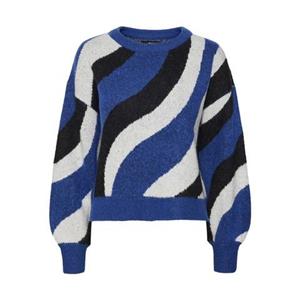 Vero Moda Strickpullover VMLENA LS O-NECK PULLOVER GA BOO