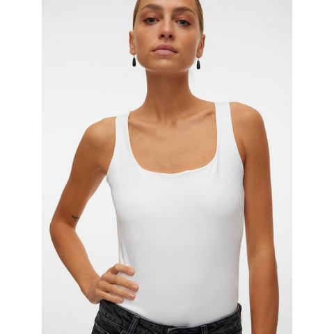 Vero Moda T-shirt VMMILLION SL SQUARE TOP 2-WAY JRS NOOS