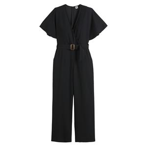 LA REDOUTE COLLECTIONS Wikkel jumpsuit, met ceintuur