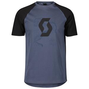 Scott  Icon Raglan S/S - T-shirt, blauw