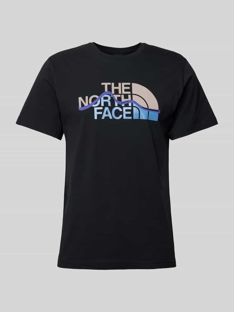 The North Face  S/S Mountain Line Tee - T-shirt, zwart
