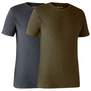 Deerhunter - Basic T-Shirt 2-Pack - T-shirt, bruin