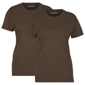 Deerhunter - Women's Basic T-Shirt 2-Pack - T-shirt, bruin