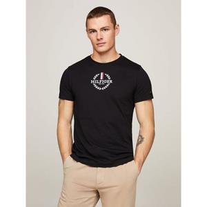 Tommy Hilfiger T-Shirt "GLOBAL STRIPE WREATH TEE", mit Archive-Wappen-Logo