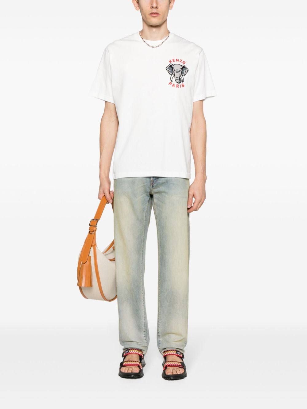 Kenzo Elephant cotton T-shirt - Wit