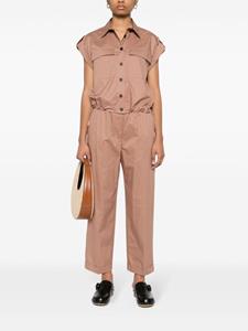 Peserico high-waist tailored trousers - Beige