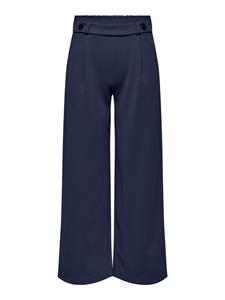 JACQUELINE de YONG Stoffhose Marlene Hose Schlupf Stoffhose GEGGO New Long Culotte Flare Pants (1-tlg) 3504 in Navy