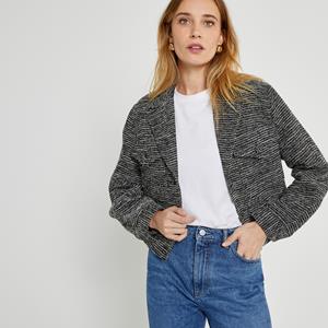 LA REDOUTE COLLECTIONS Jasje in tweed met knoopsluiting