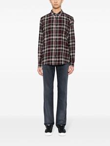 PAIGE Everett plaid-check flannel shirt - Paars