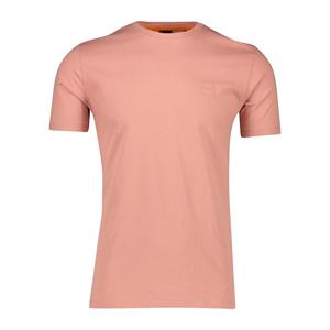 Boss Orange T-shirt met labeldetail, model 'Tales'