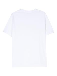 Boglioli crew-neck cotton T-shirt - Wit
