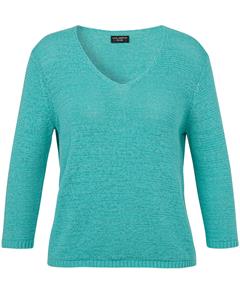 VIA APPIA DUE Strickpullover in unifarbenem Stil