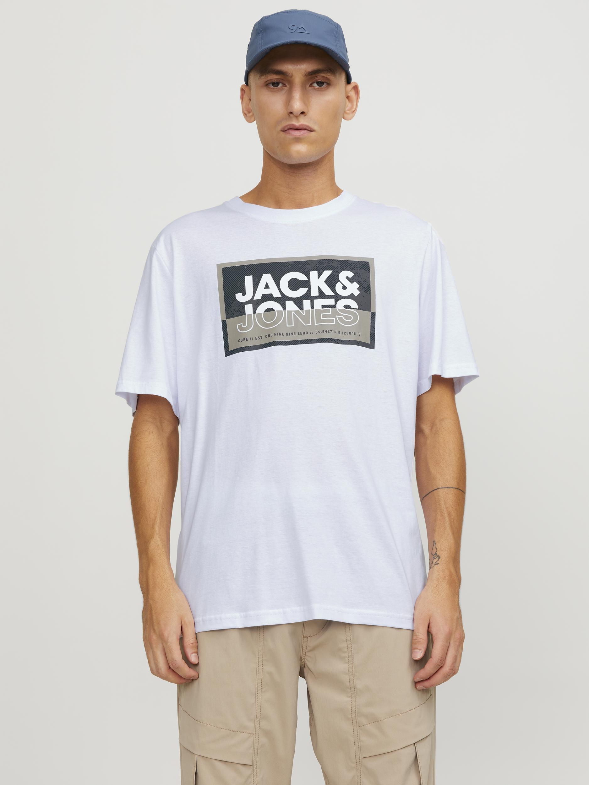 Jack & Jones Jcologan tee ss crew neck ss24