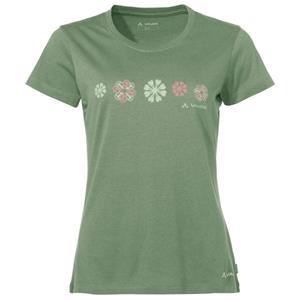 VAUDE T-Shirt Women's Cyclist T-Shirt V (1-tlg) Grüner Knopf