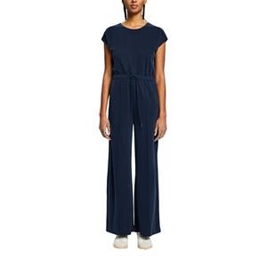 Esprit Lange jumpsuit met elastische taille