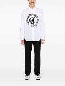 Just Cavalli Overhemd met slangenprint - Wit