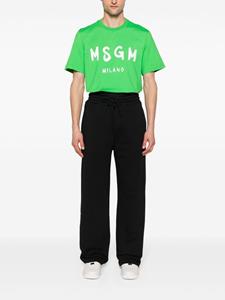 MSGM T-shirt met logoprint - Groen
