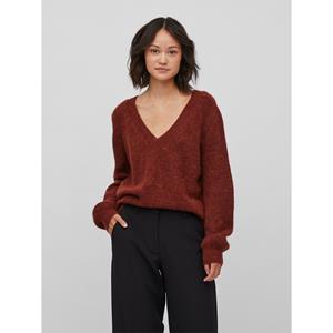 Vila Strickpullover JAMINA (1-tlg) Plain/ohne Details