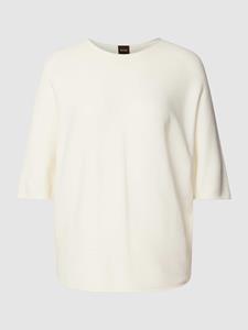 BOSS ORANGE 3/4 Arm-Pullover C_Flamber Premium Damenmode mit Rundhalsausschnitt