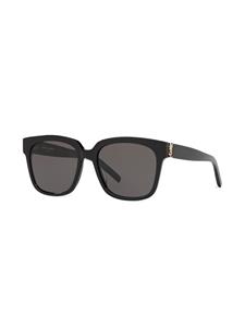 Saint Laurent Eyewear Zonnebril met vierkant montuur - Grijs