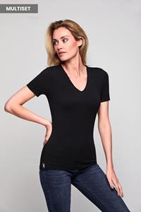 Mart Visser 2 - Pack Basic T-Shirt Zwart/Zwart