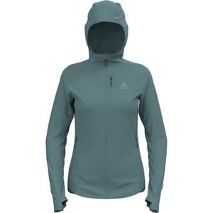 Odlo  Women's Ascent Micro PW 125 Mid Layer Full Zip - Merinolongsleeve, turkoois