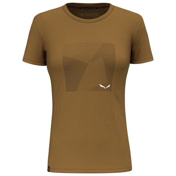 Salewa  Women's Pure Building Dry T-Shirt - T-shirt, bruin