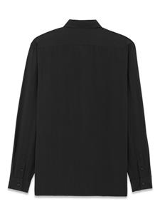 Saint Laurent Effen overhemd - Zwart