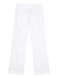 Calvin Klein twill straight trousers - Wit