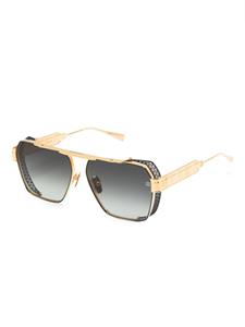 Balmain Eyewear Zonnebril met piloten montuur - Goud